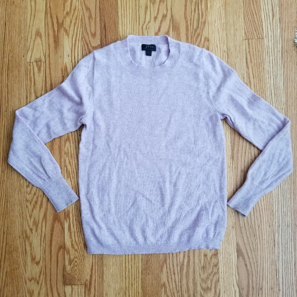 J. Crew Lilac Cashmere Sweater Size S